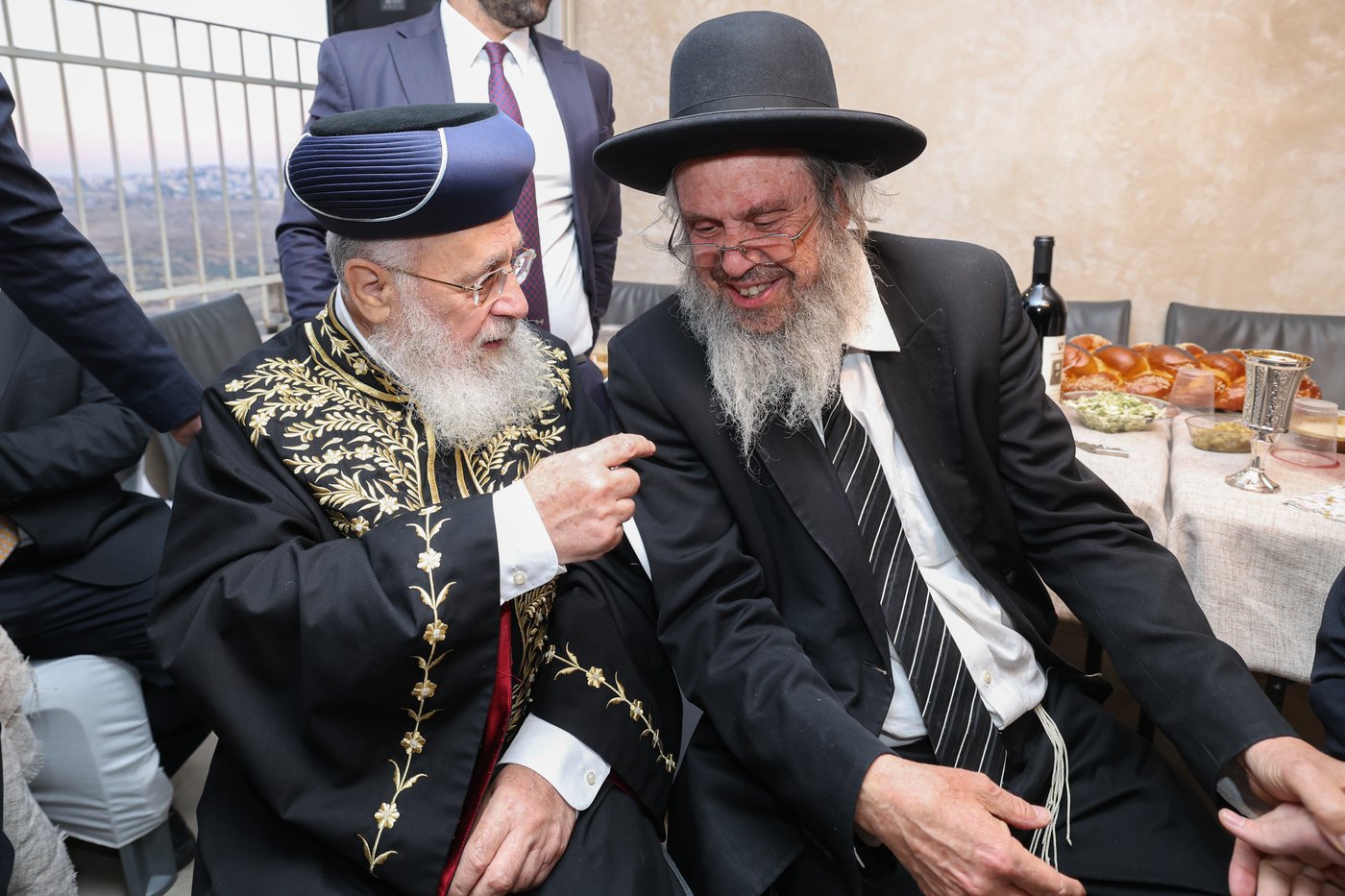פדיון הבן לנין הרשלצי''ם הגר"י יוסף והגרש"מ עמאר 