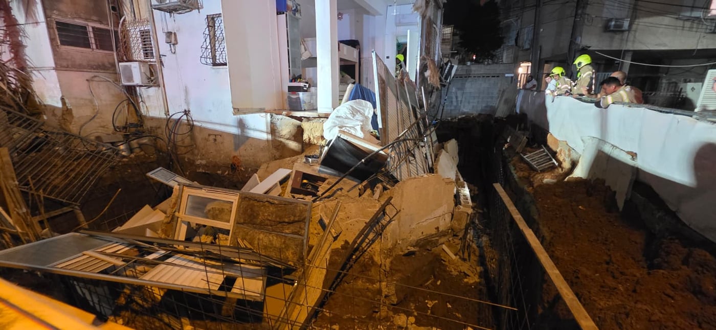 ניצלו בנס: שני ילדים עזבו את המיטה רגע לפני שקיר קרס עליה