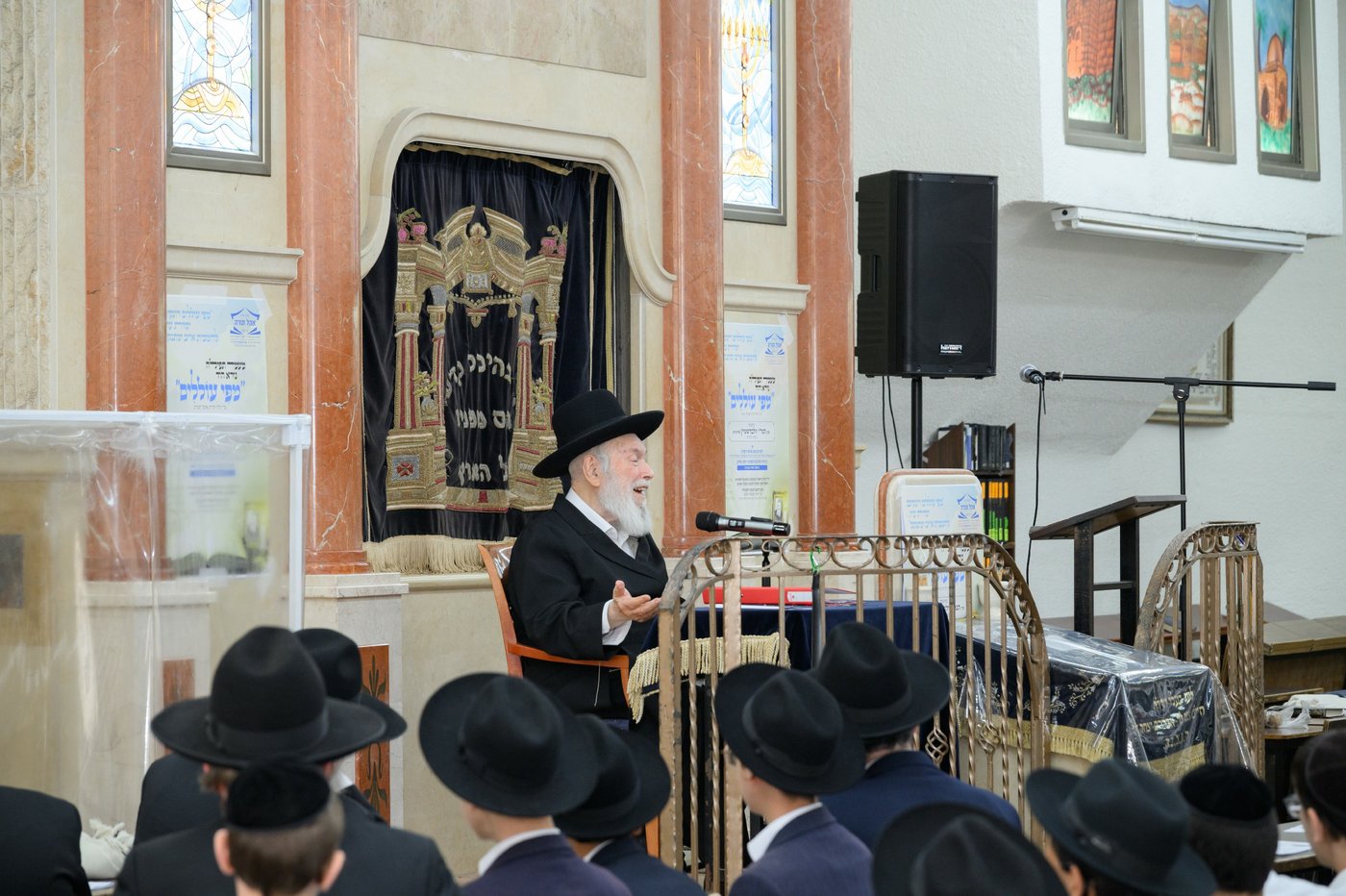 המעמד אצל הגר"י זילברשטיין