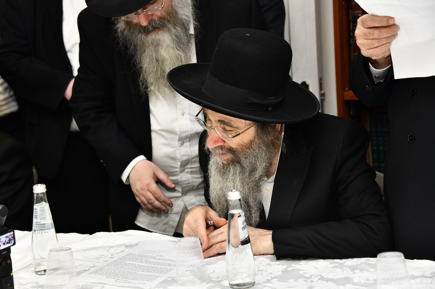הכינוס במעונו של הגרמ"צ ברגמן