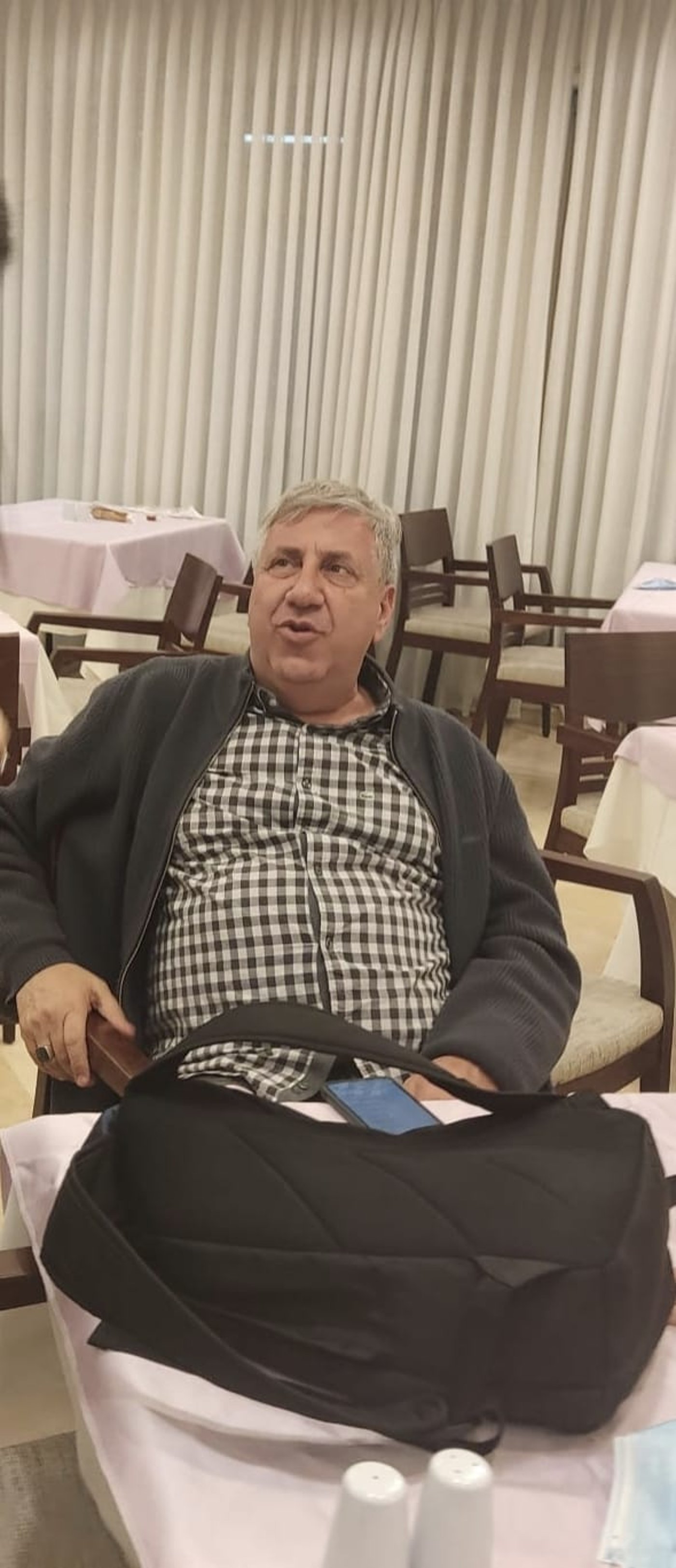 יעקב ברדוגו במזנון החכ"ים בכנסת