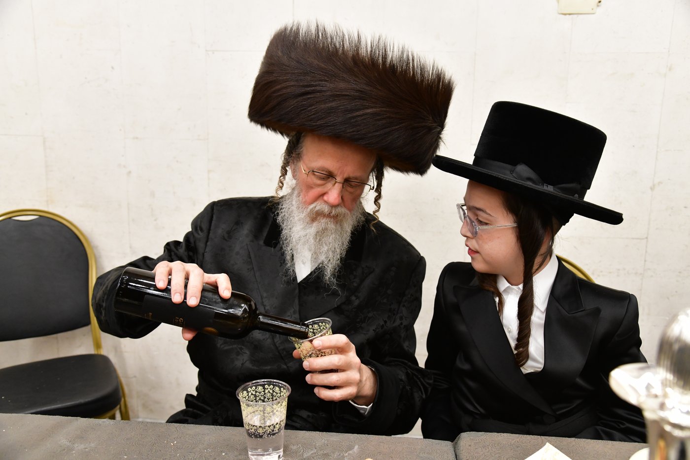בר מצוה לנכד האדמו"ר מביאלה ישרי לב 