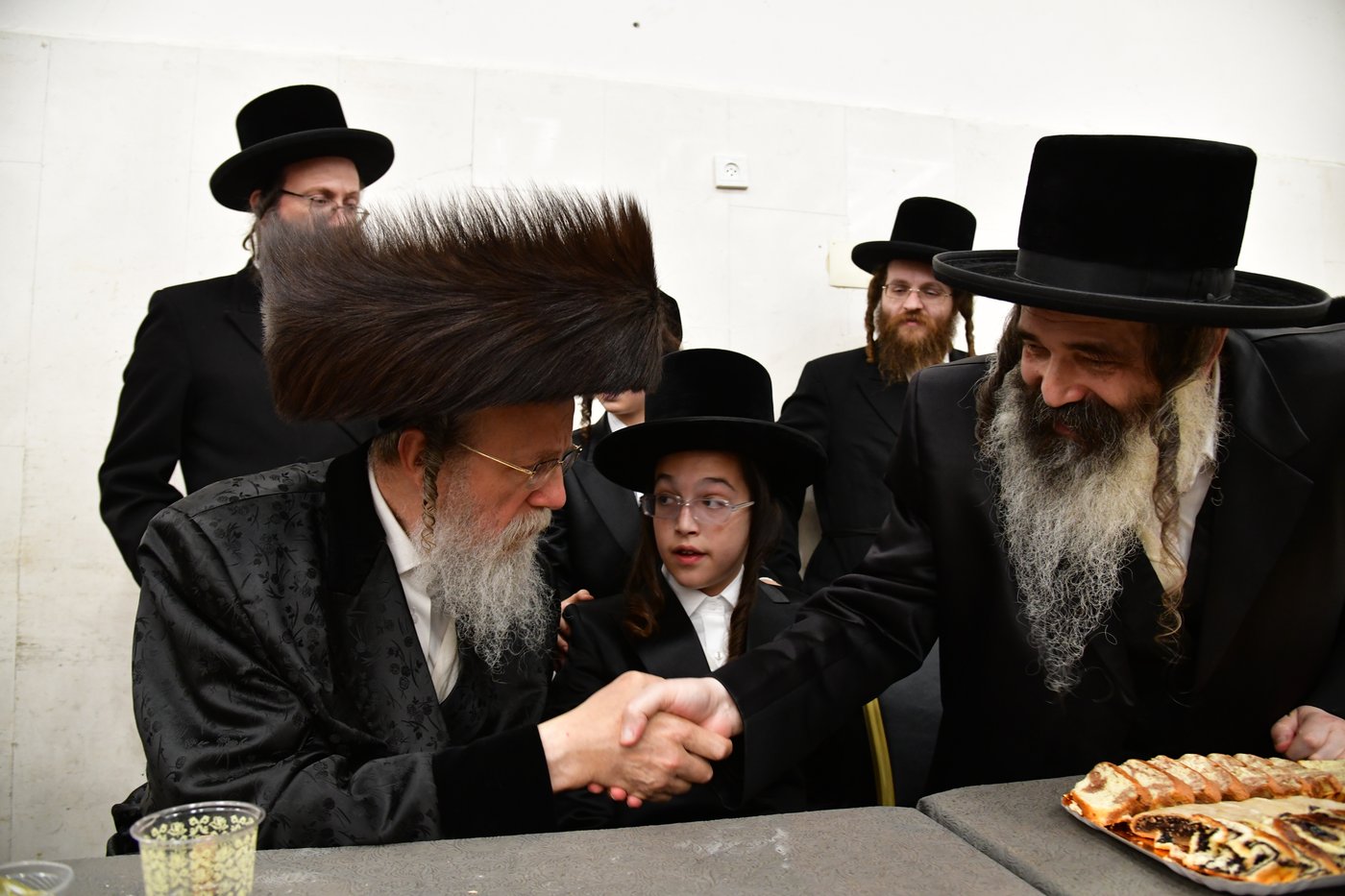 בר מצוה לנכד האדמו"ר מביאלה ישרי לב 