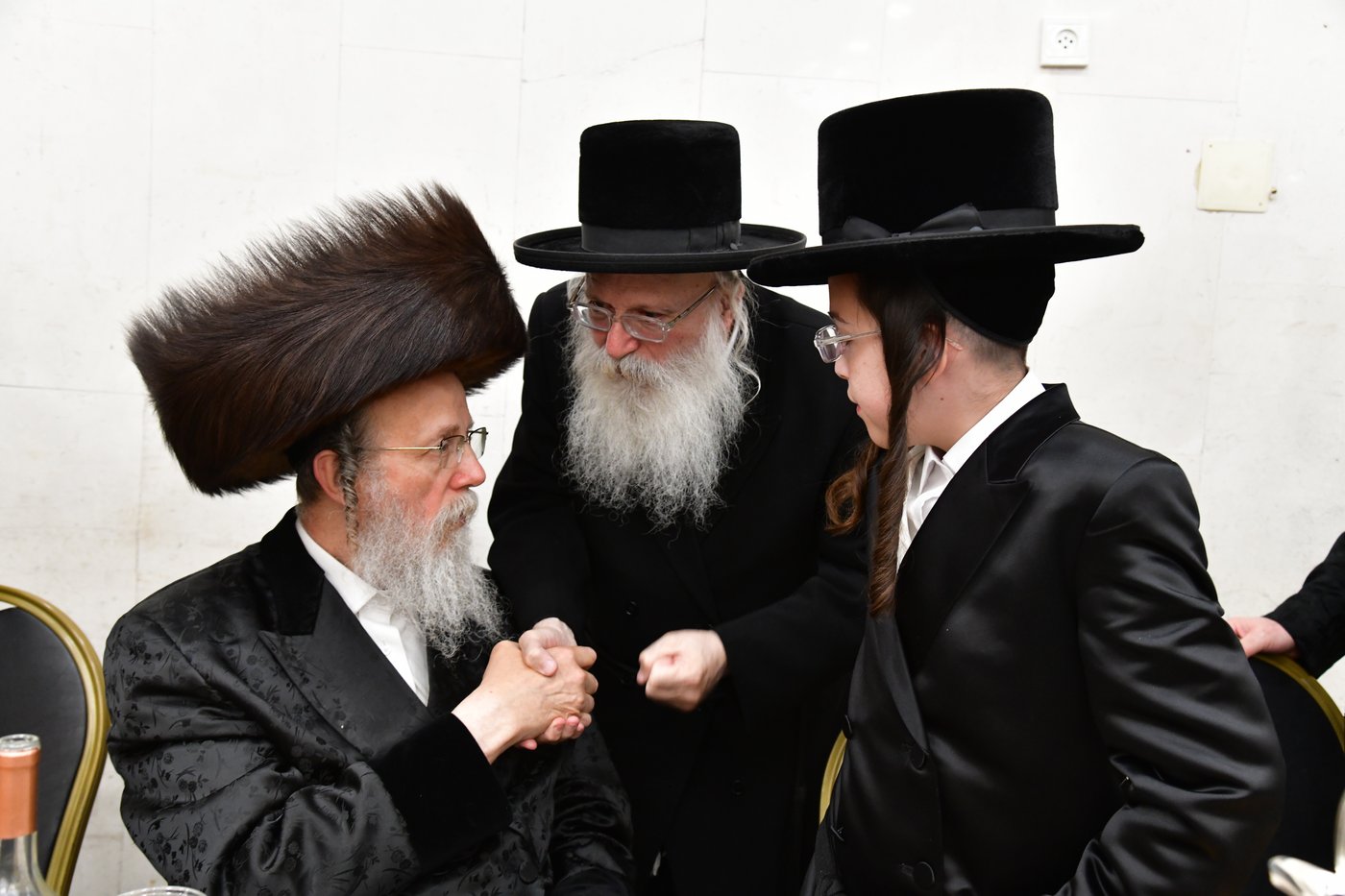 בר מצוה לנכד האדמו"ר מביאלה ישרי לב 