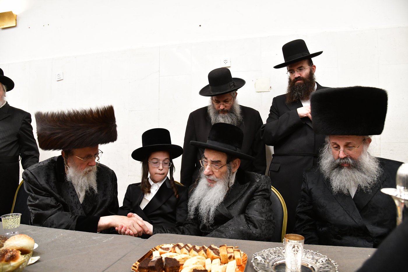 בר מצוה לנכד האדמו"ר מביאלה ישרי לב 