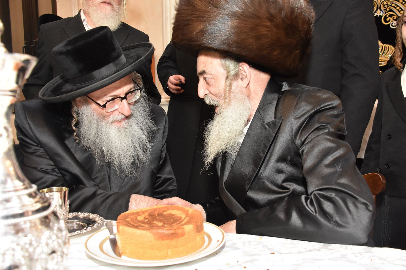 שמחת בר המצווה לנכד האדמו"ר מלעלוב