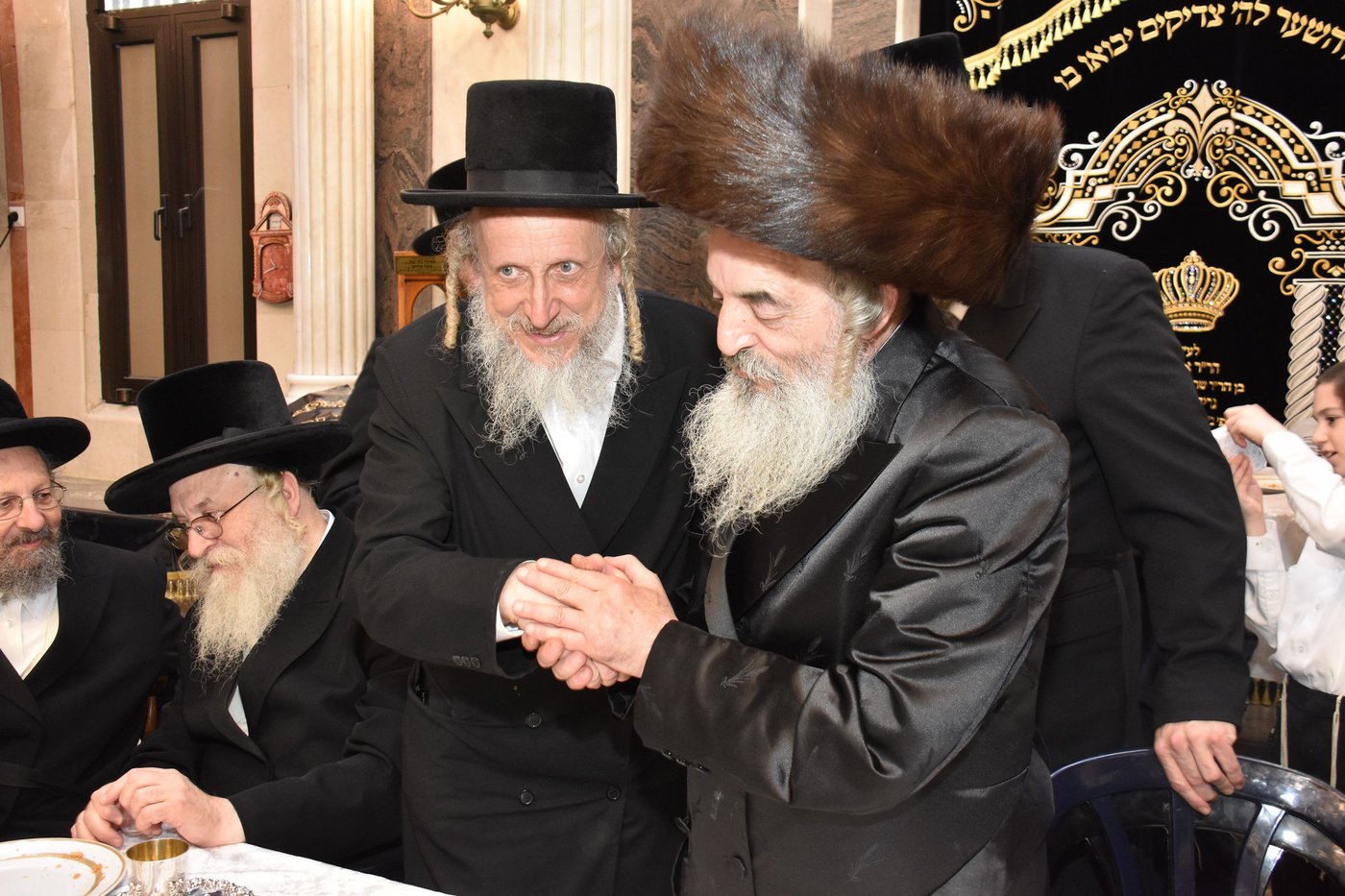 שמחת בר המצווה לנכד האדמו"ר מלעלוב