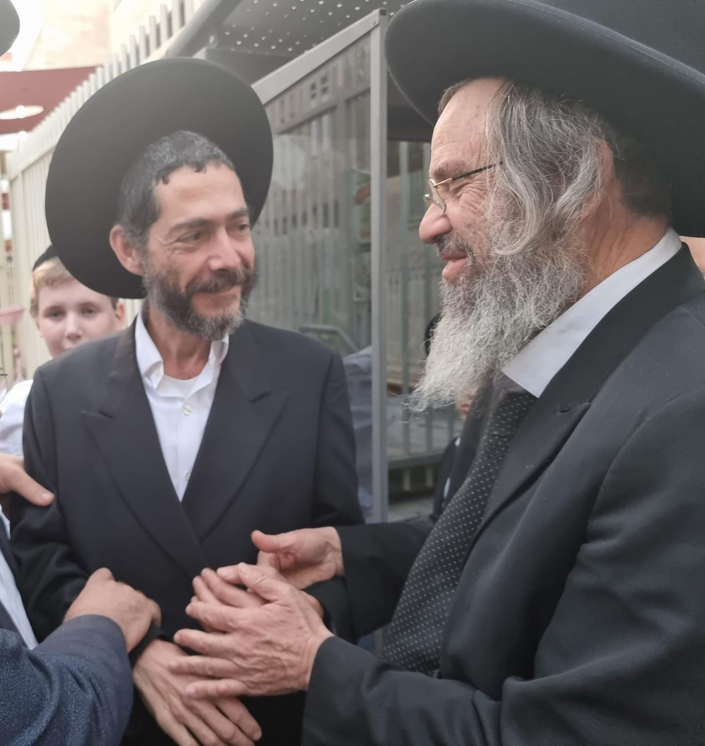 הרב יוסף דב רוזנברג זצ"ל עם יבלחט"א הגר"ד כהן
