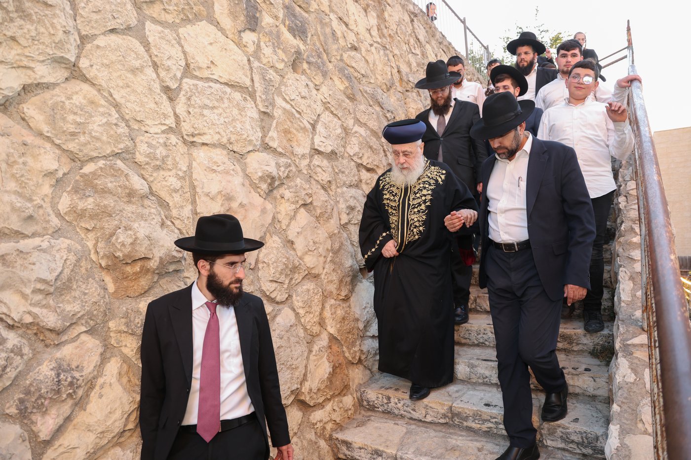 הראשל"צ הגר"י יוסף בביקור ברמות