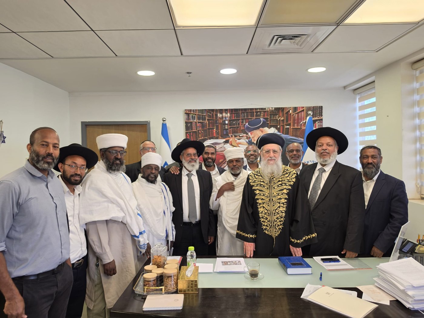 הראשון לציון עם הקהילה האתיופית