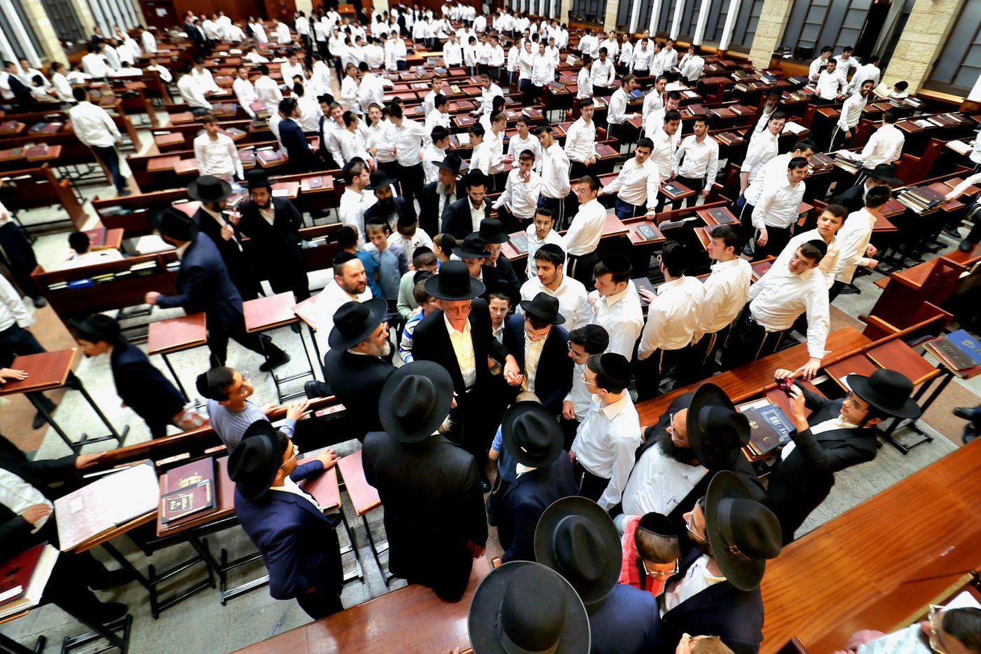 הגרי"ב שרייבר בעצרת לזכרו של הגר"א פינקל
