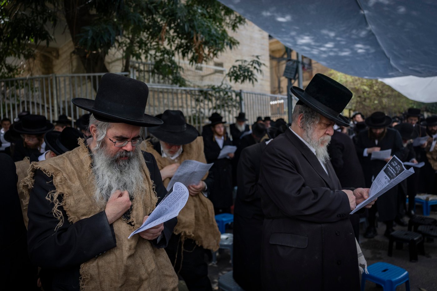 הפגנה בשק ואפר נגד רכבת הקלה בירושלים