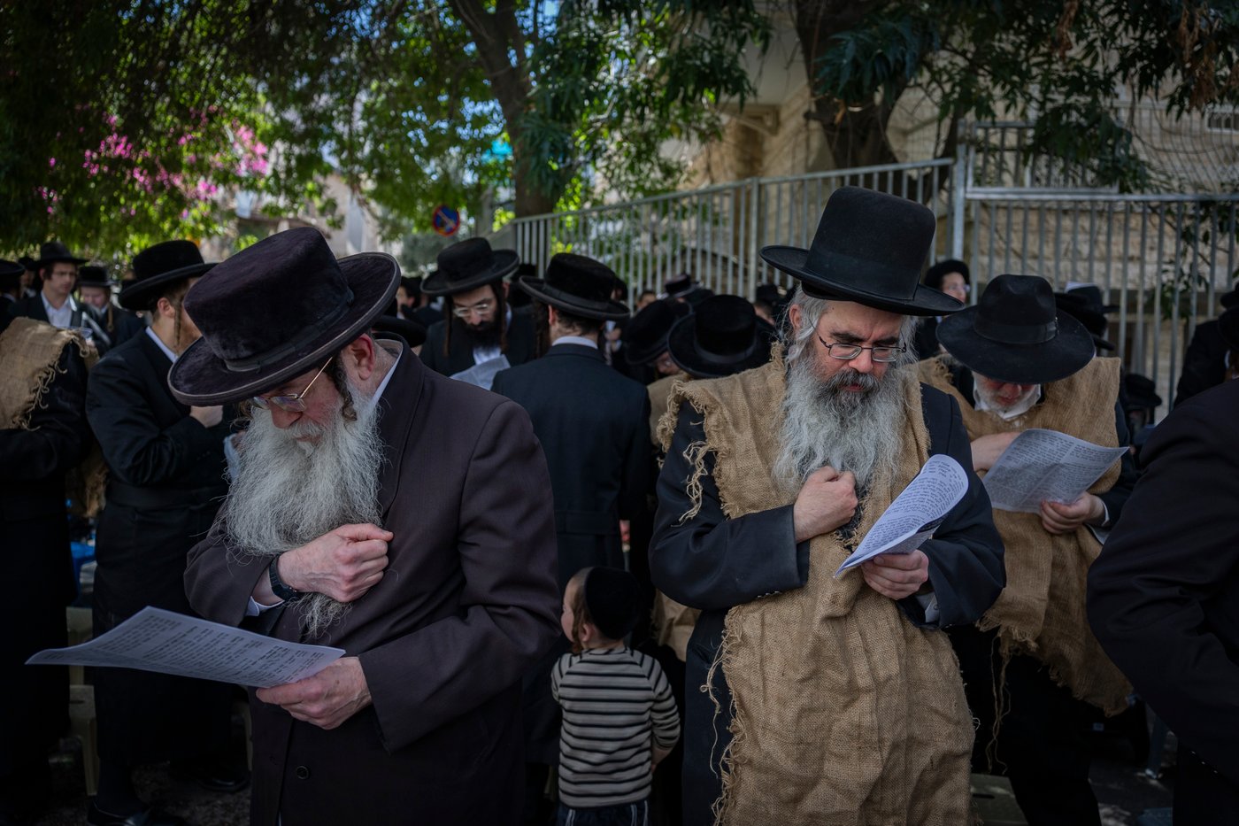 הפגנה בשק ואפר נגד רכבת הקלה בירושלים