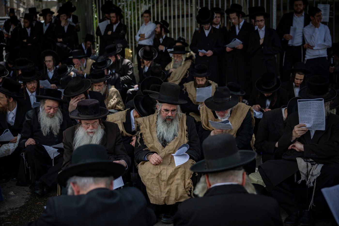 הפגנה בשק ואפר נגד רכבת הקלה בירושלים