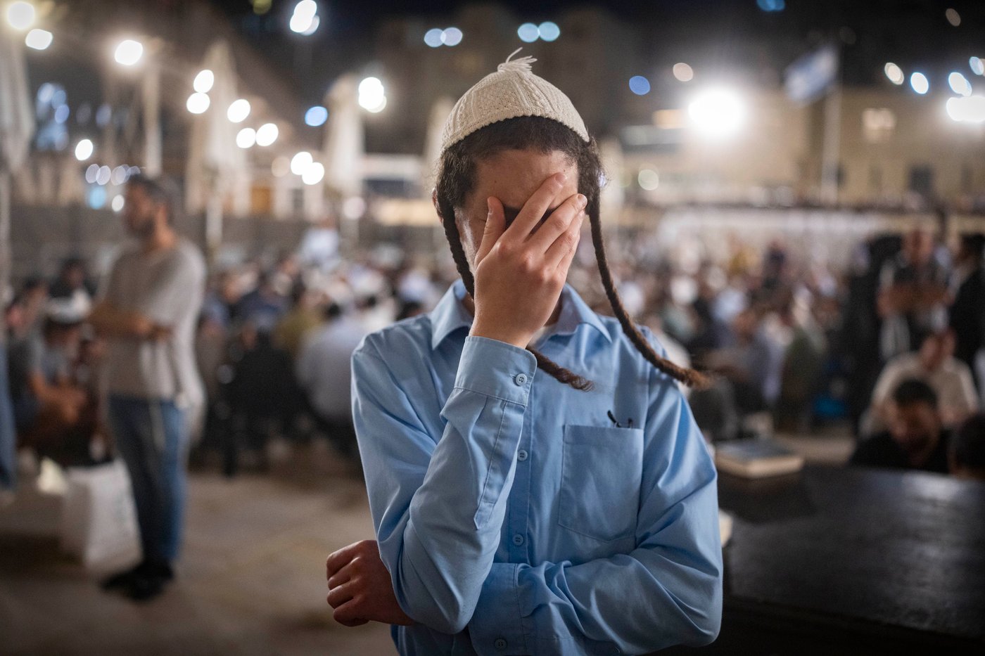 ליל תשעה באב בכותל המערבי