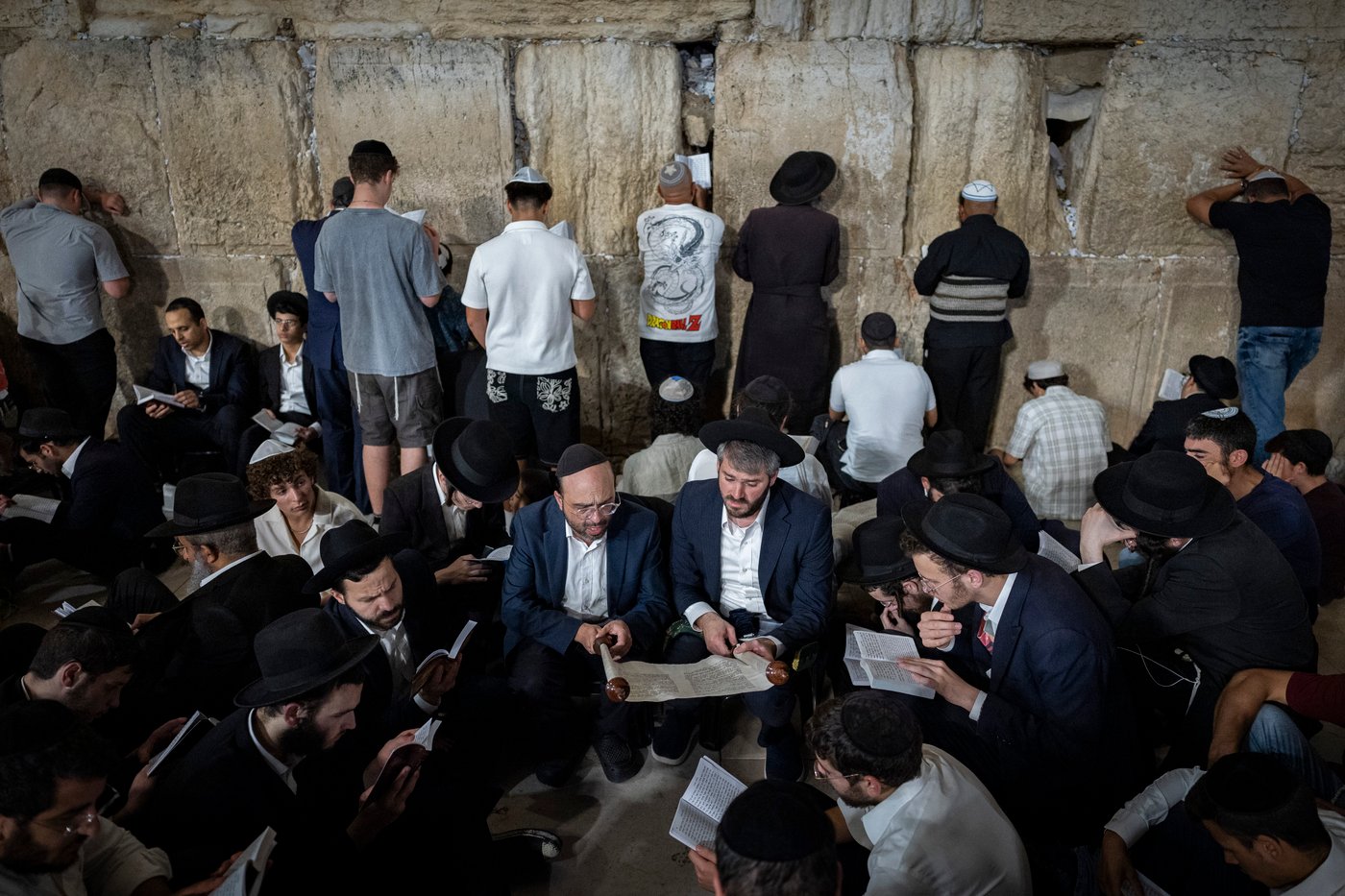 ליל תשעה באב בכותל המערבי
