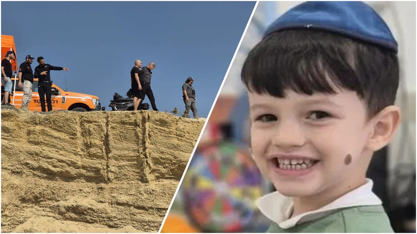 פרטים חדשים על היעלמות הילד בן ה-4: האב מסר שנעלם בדיונות בין המצוק לחוף