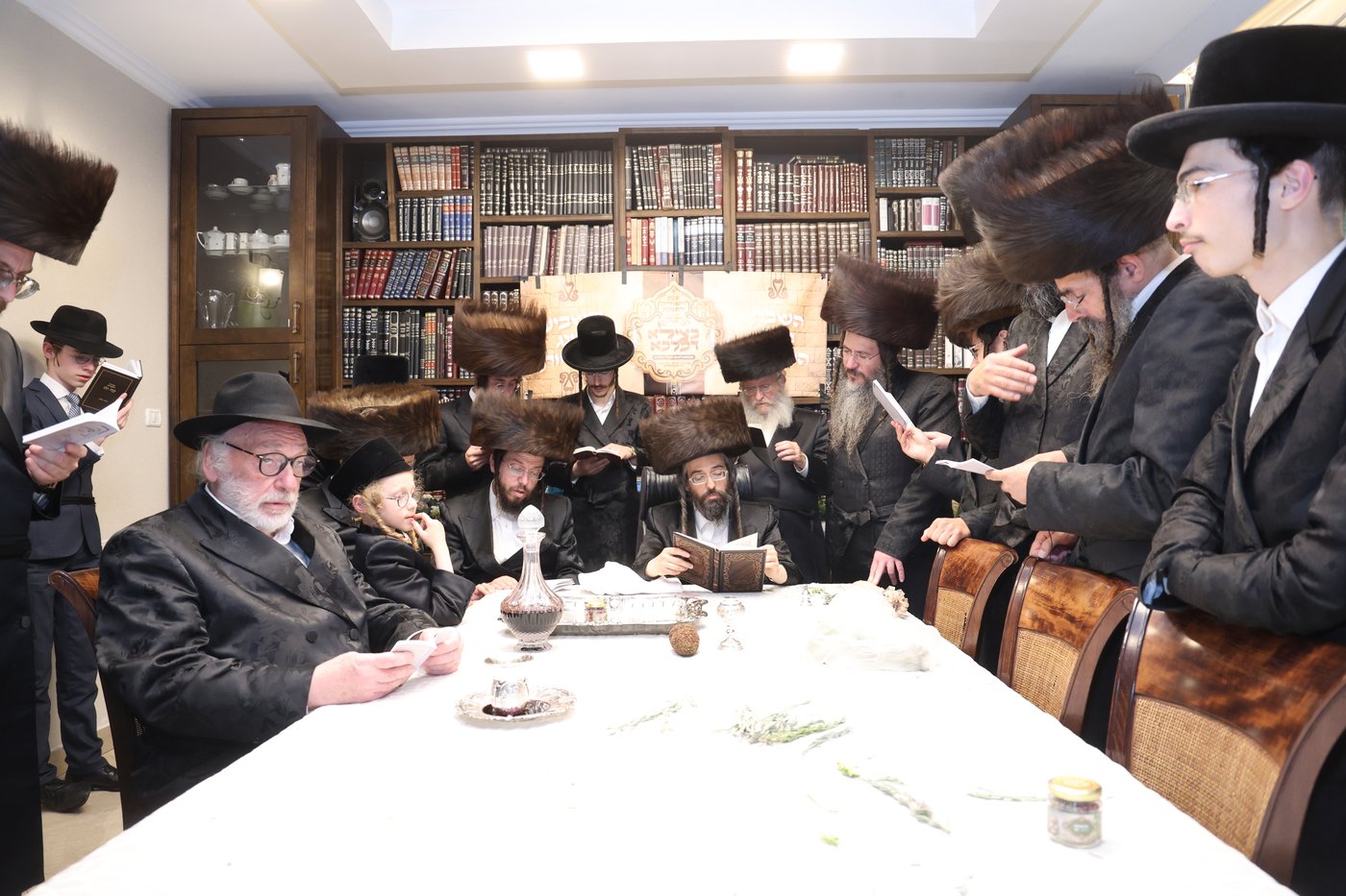 האדמו"ר מזוועהיל בשבת בכותל המערבי