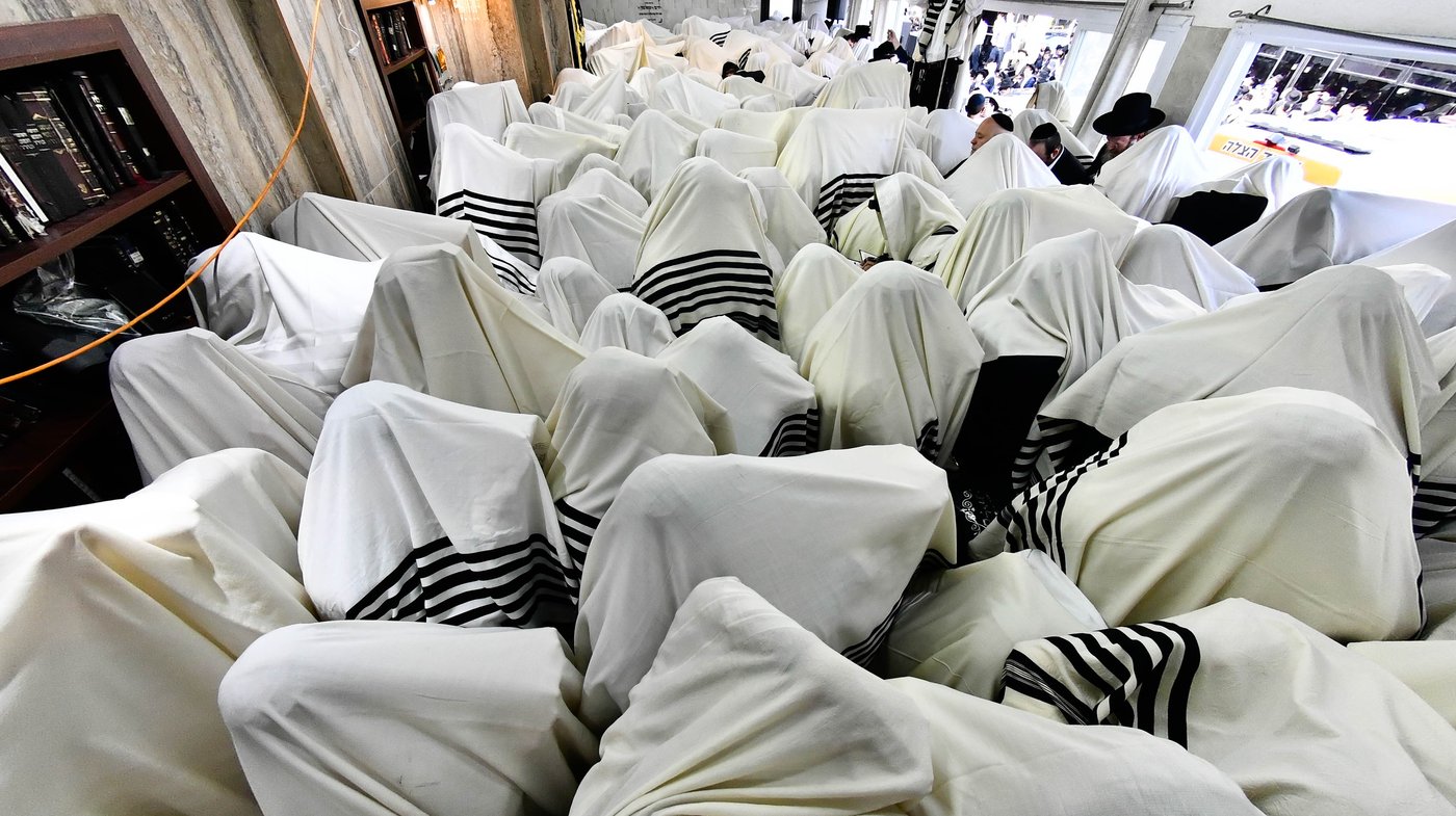 ברכת כהנים השנתית בשכונת הר נוף בירושלים