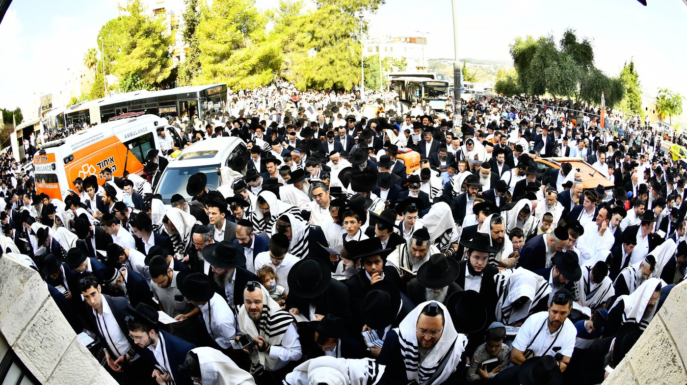 ברכת כהנים השנתית בשכונת הר נוף בירושלים