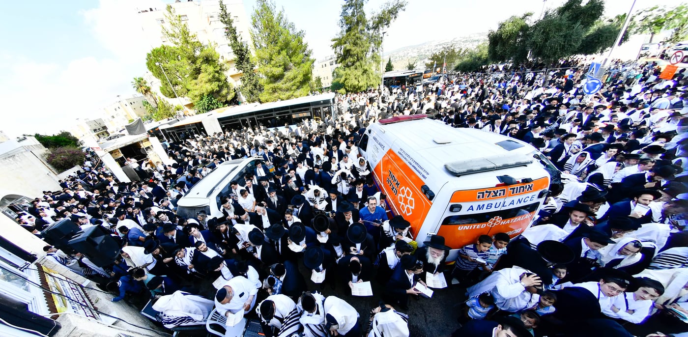 ברכת כהנים השנתית בשכונת הר נוף בירושלים
