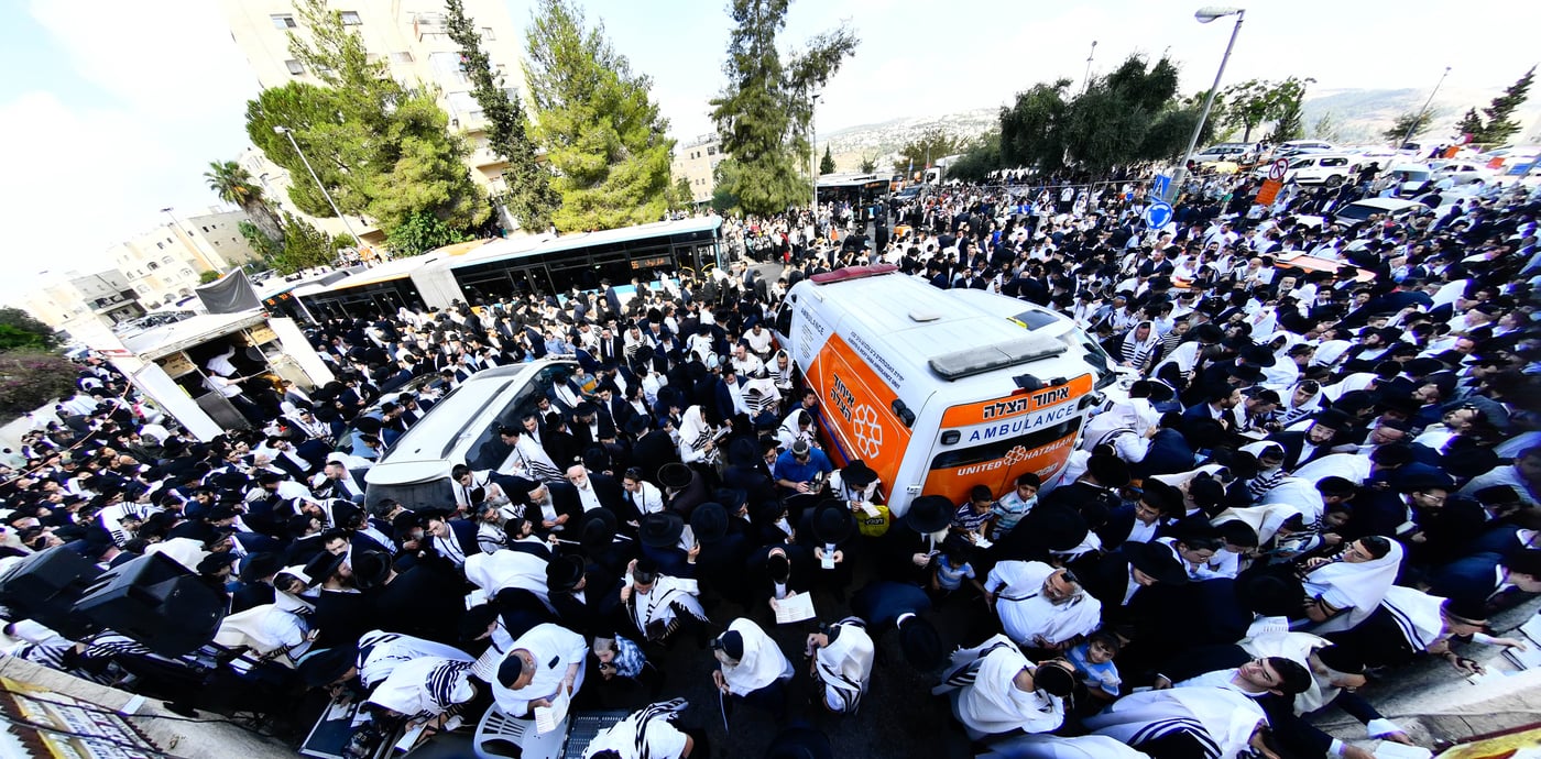 ברכת כהנים השנתית בשכונת הר נוף בירושלים