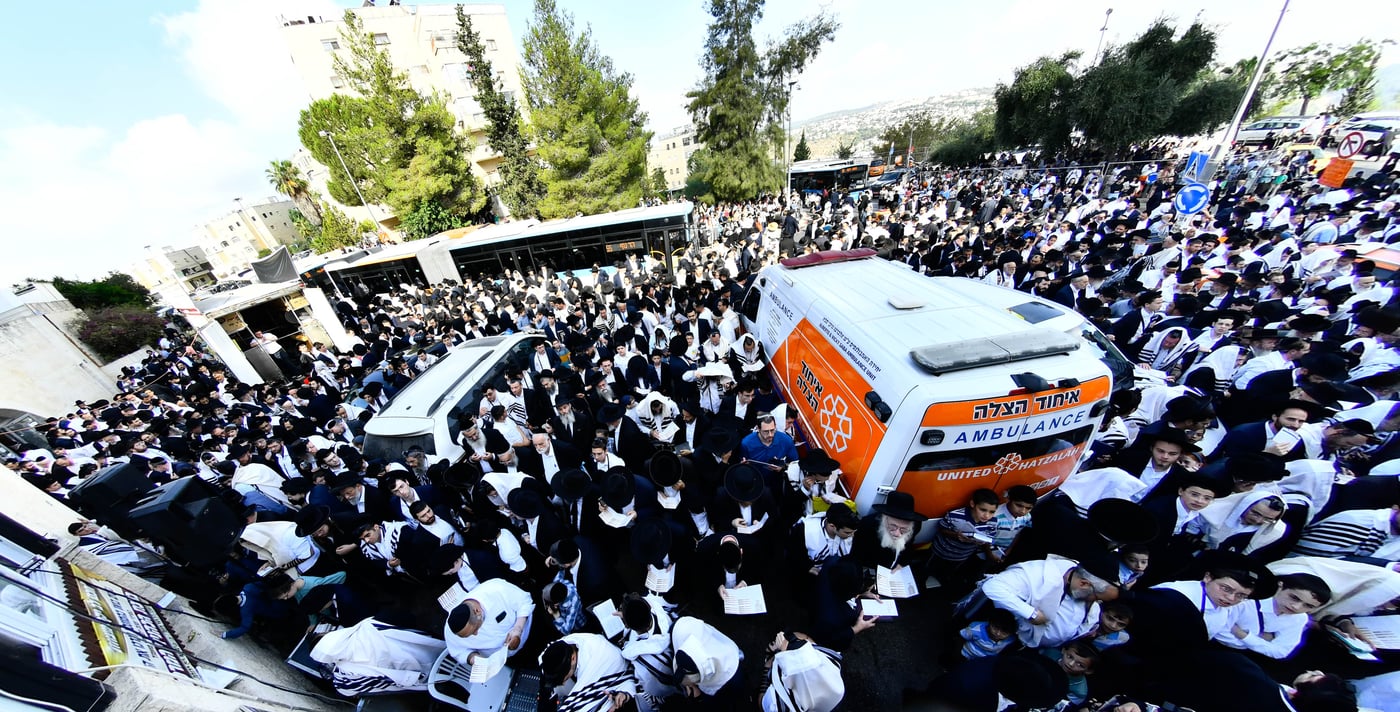 ברכת כהנים השנתית בשכונת הר נוף בירושלים