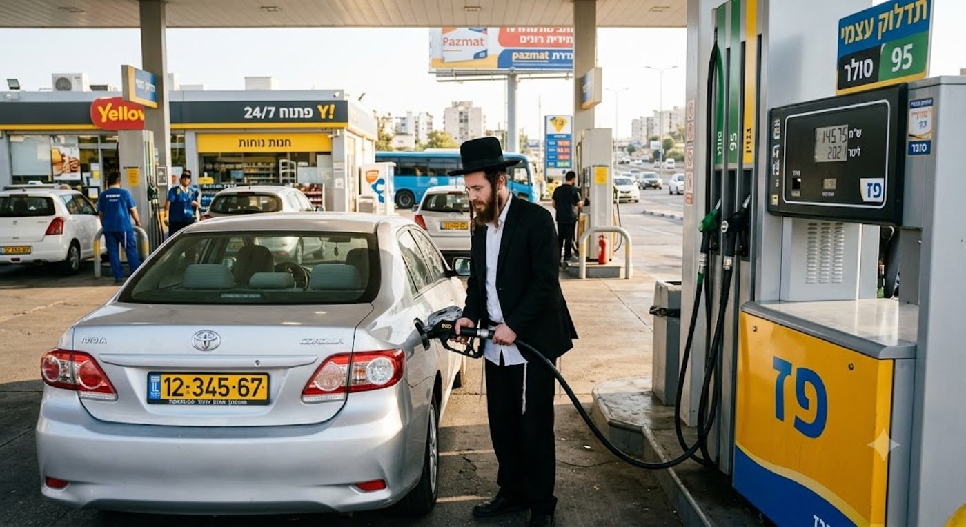 מחיר הדלק יזנק במוצאי שבת: 8.09 שקלים לליטר
