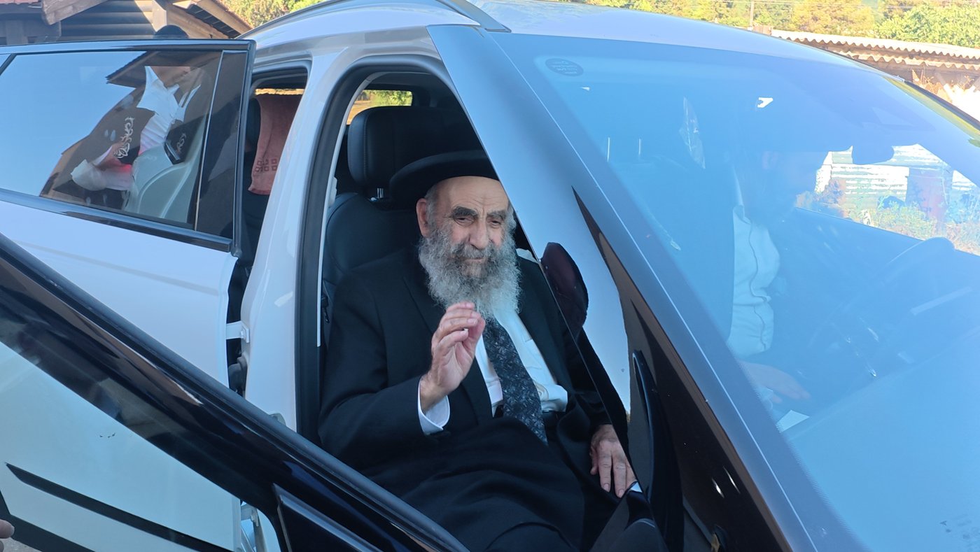  הגר"מ צדקה ביקר במקום הנופש של הפוסק הרב בנימין חותה במירון