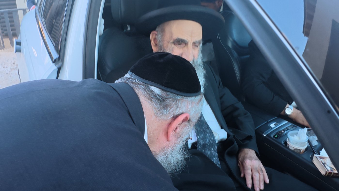  הגר"מ צדקה ביקר במקום הנופש של הפוסק הרב בנימין חותה במירון