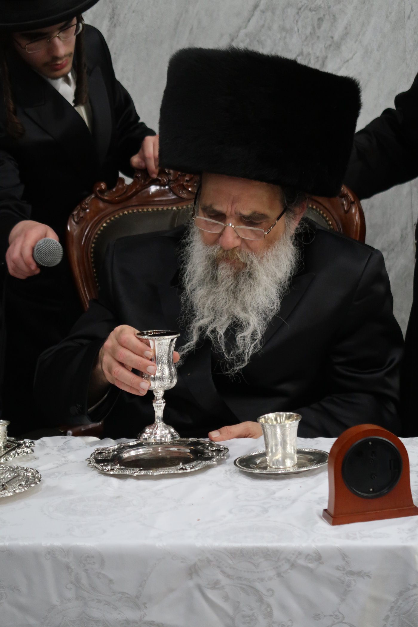 שמחת אירוסי נכדת האדמו"ר מאשלג בני היכלא