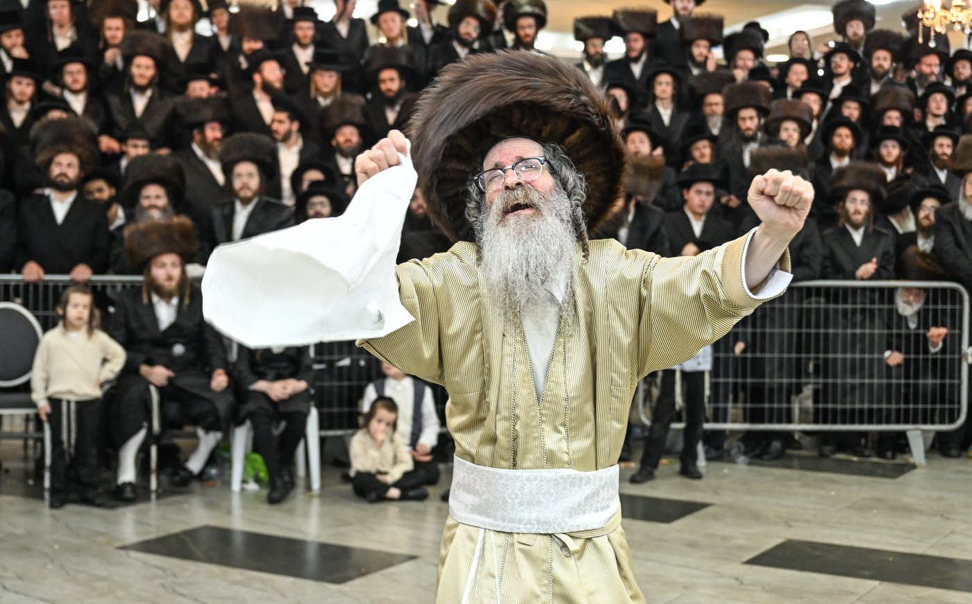 שמחת נישואי בן רבי נחמן בידרמן עם נכדת האדמו"ר נדבורנה ירושלים