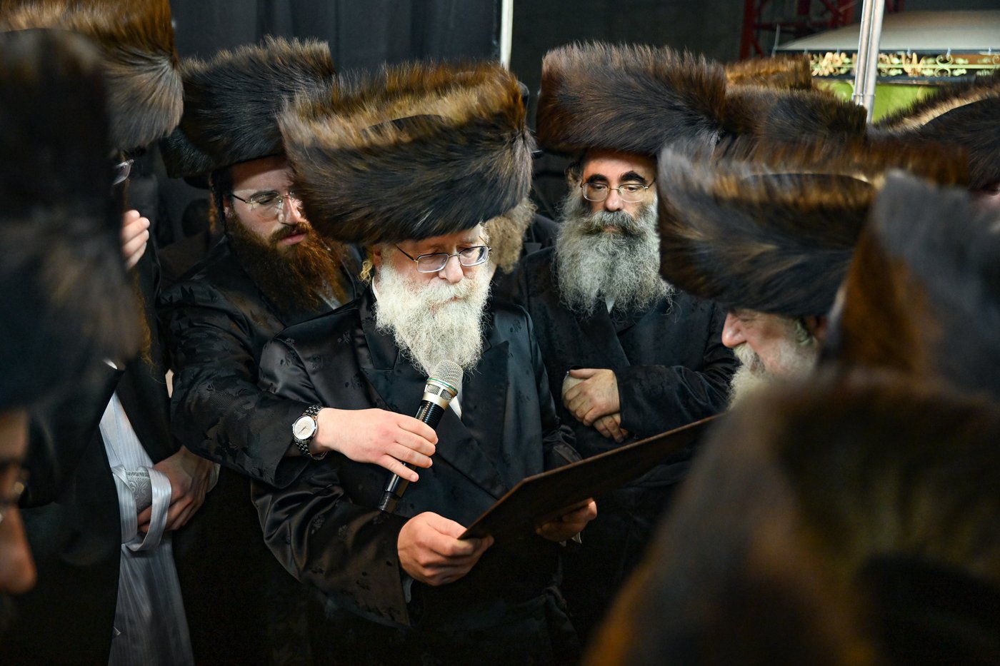 שמחת נישואי בן רבי נחמן בידרמן עם נכדת האדמו"ר נדבורנה ירושלים