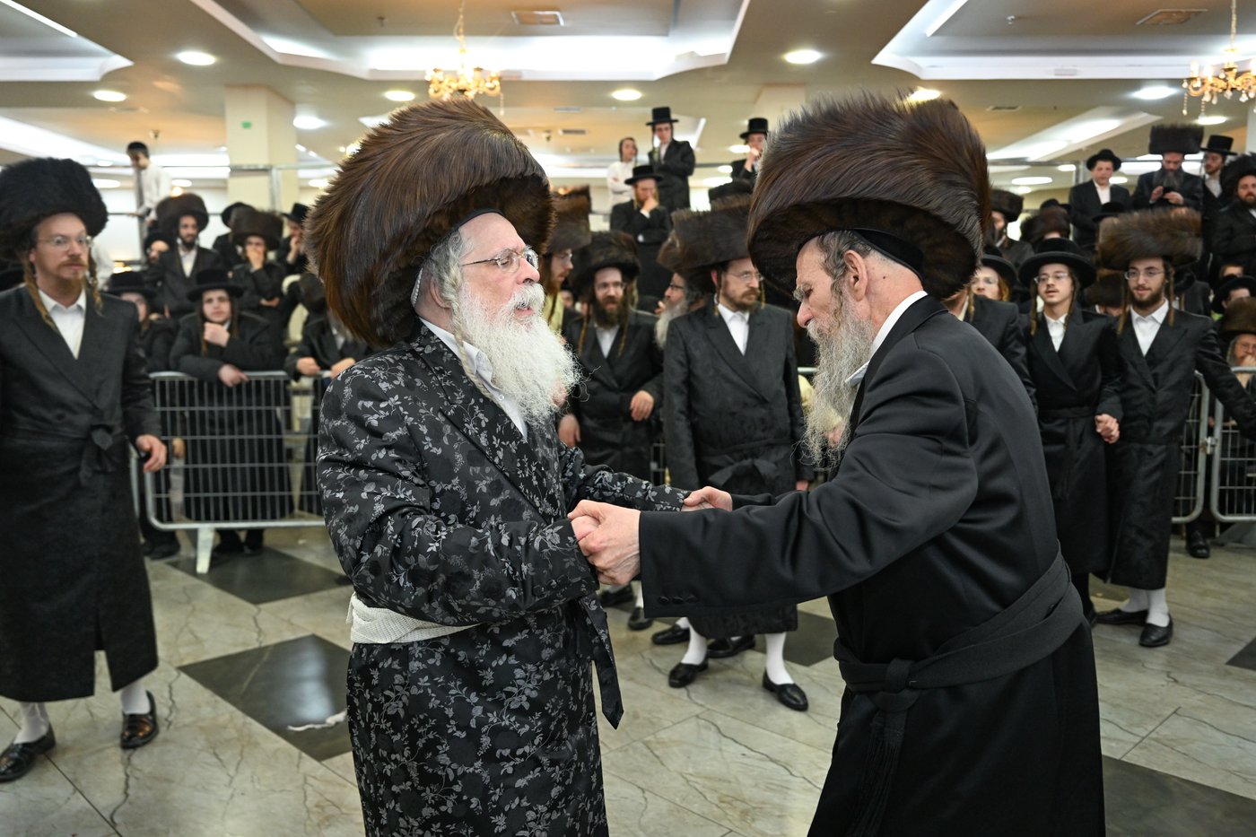 שמחת נישואי בן רבי נחמן בידרמן עם נכדת האדמו"ר נדבורנה ירושלים