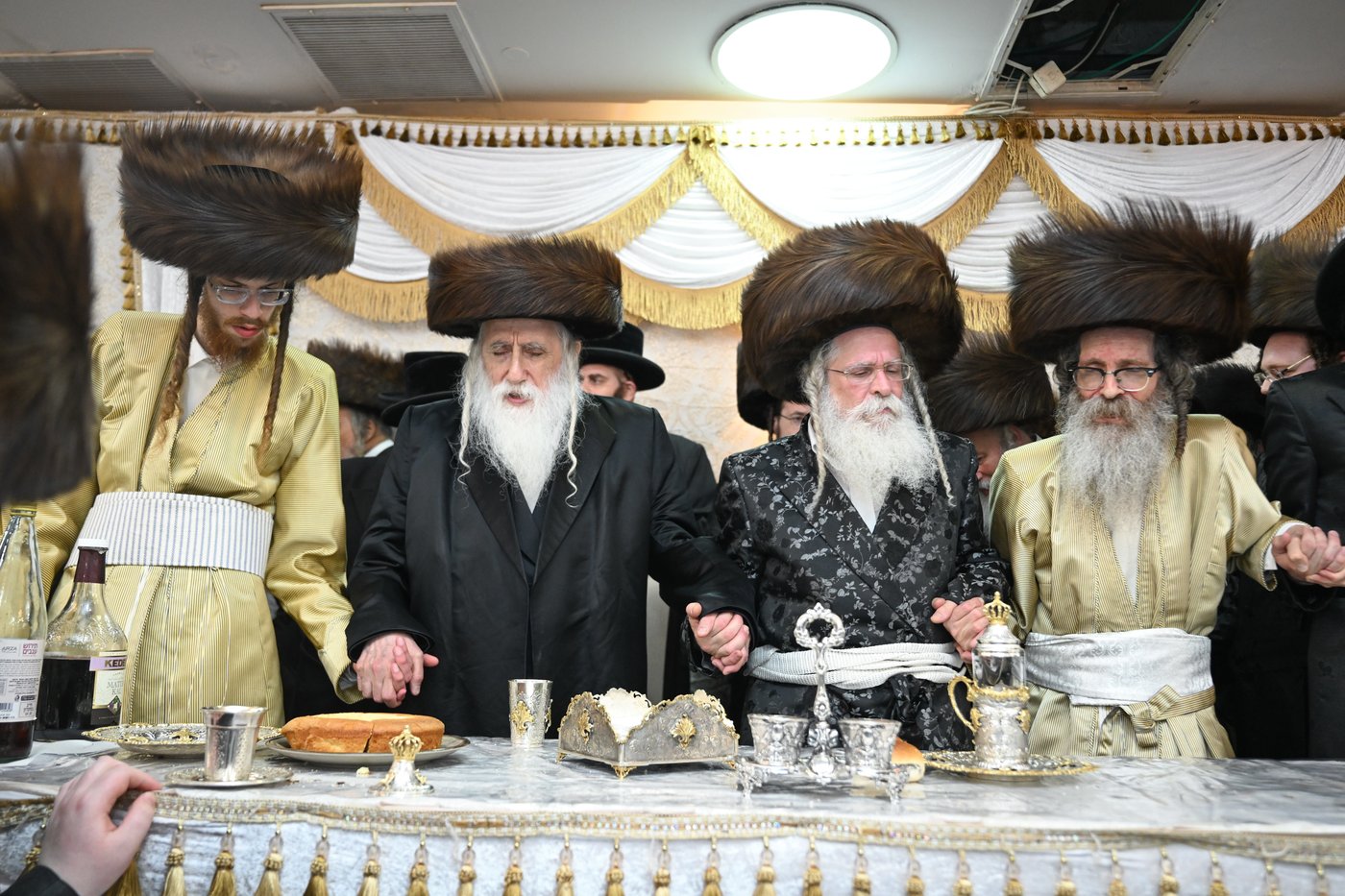 שמחת נישואי בן רבי נחמן בידרמן עם נכדת האדמו"ר נדבורנה ירושלים