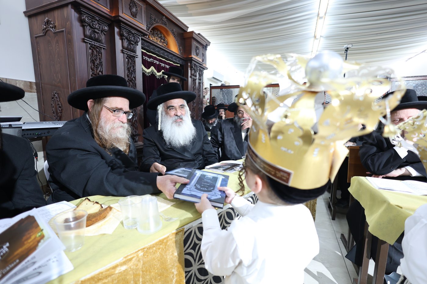 חומש סעודה תלמוד תורה דושינסקיא הר יונה