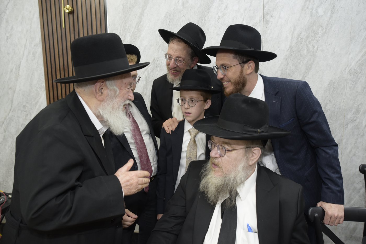 שמחת בר מצווה לנין הגר"י זילברשטיין