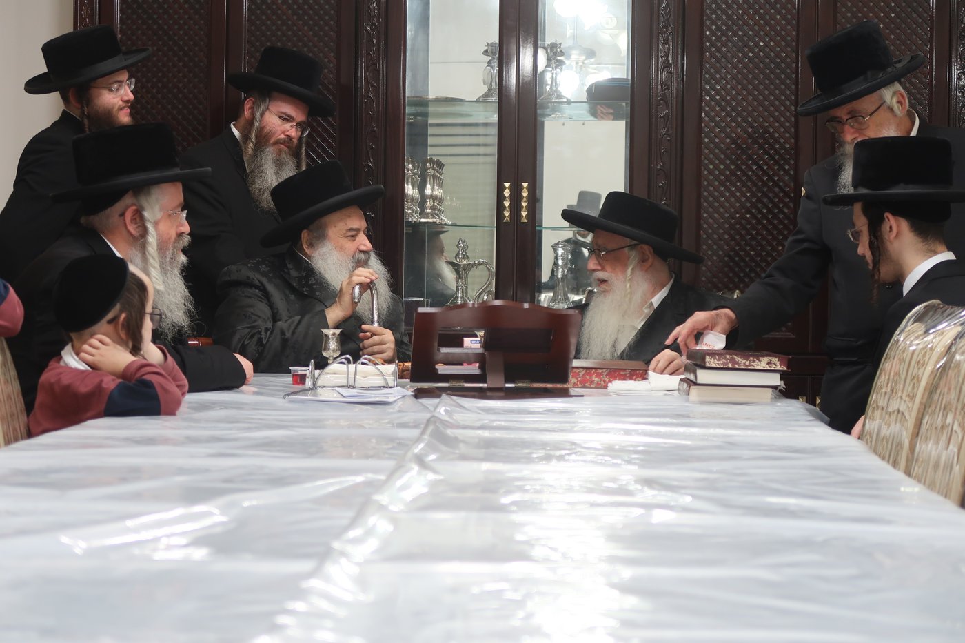 האדמו"ר מזידטשוב בביקור אצל האדמו"ר מצאנז