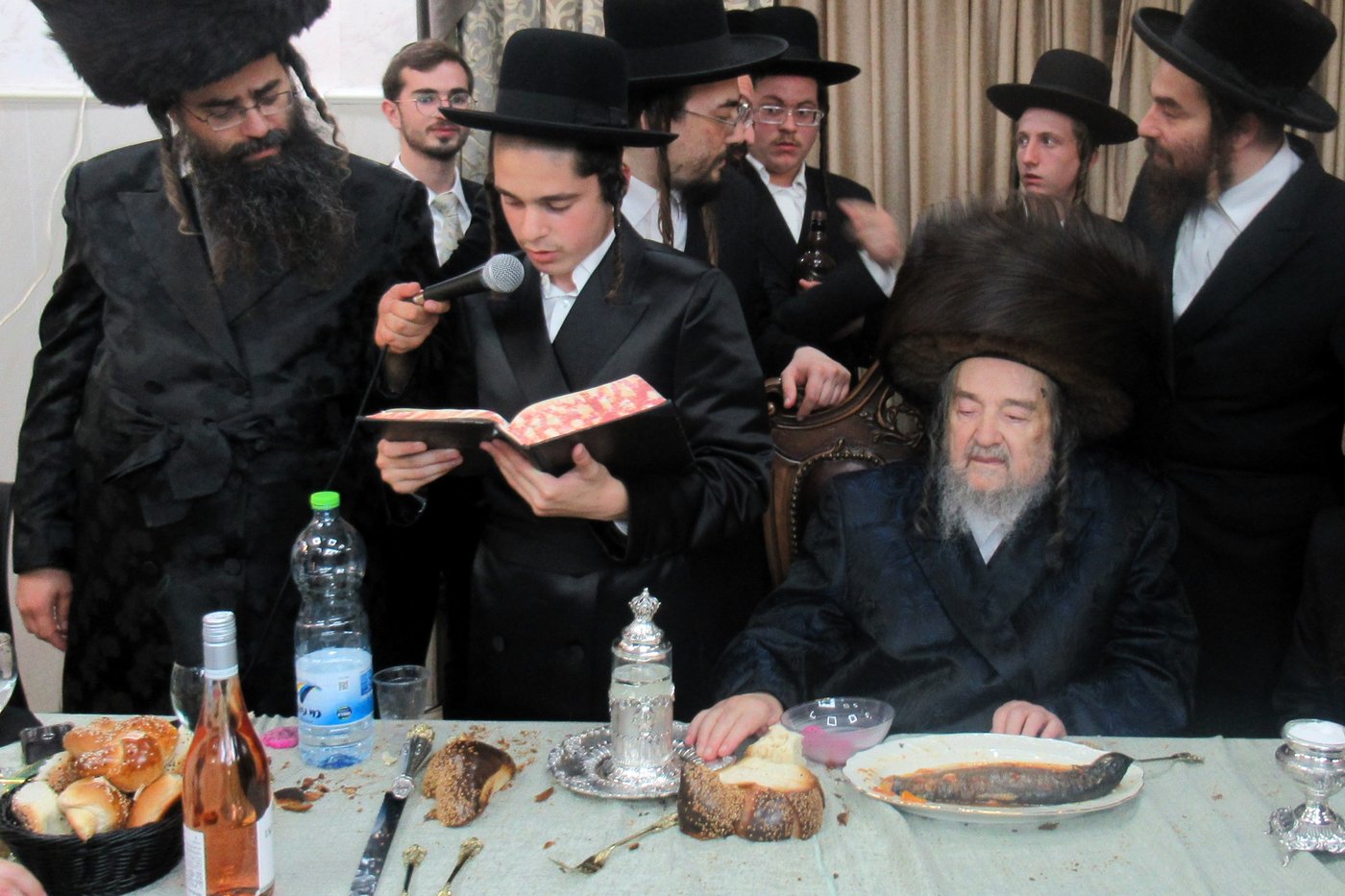 שמחת בר מצווה לנין הגרי"מ שכטר
