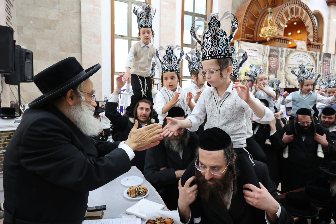מסיבת חומש בחיידר טוב ירושלים