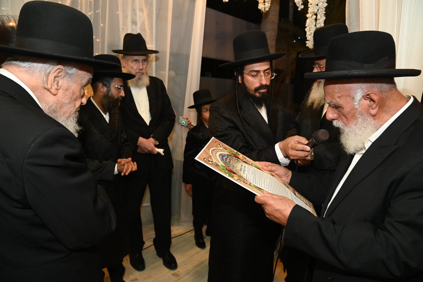 שמחת נישואי נכד רבי עוזיהו אלכורת 