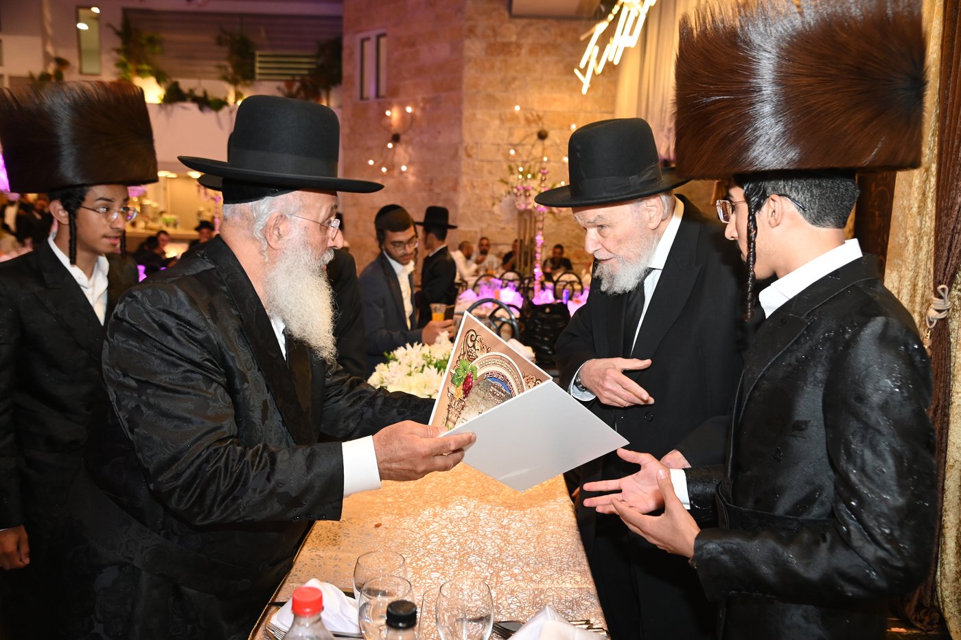 שמחת נישואי נכד רבי עוזיהו אלכורת 