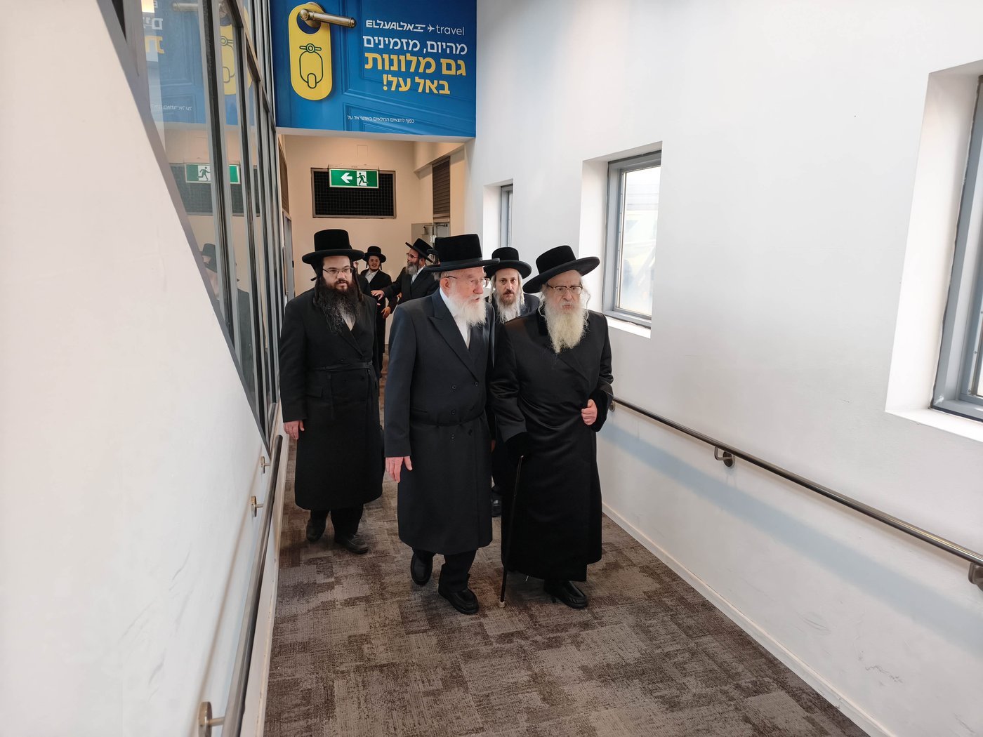 האדמו"ר מצאנז קלויזנבורג בביקור בארץ