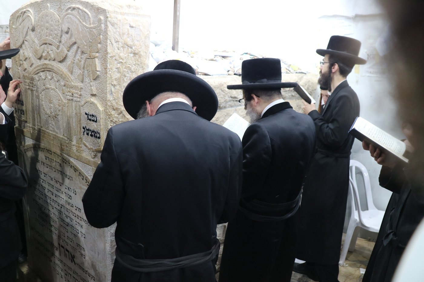 האדמו"ר מסקולען לייקווד בביקור בארה"ק