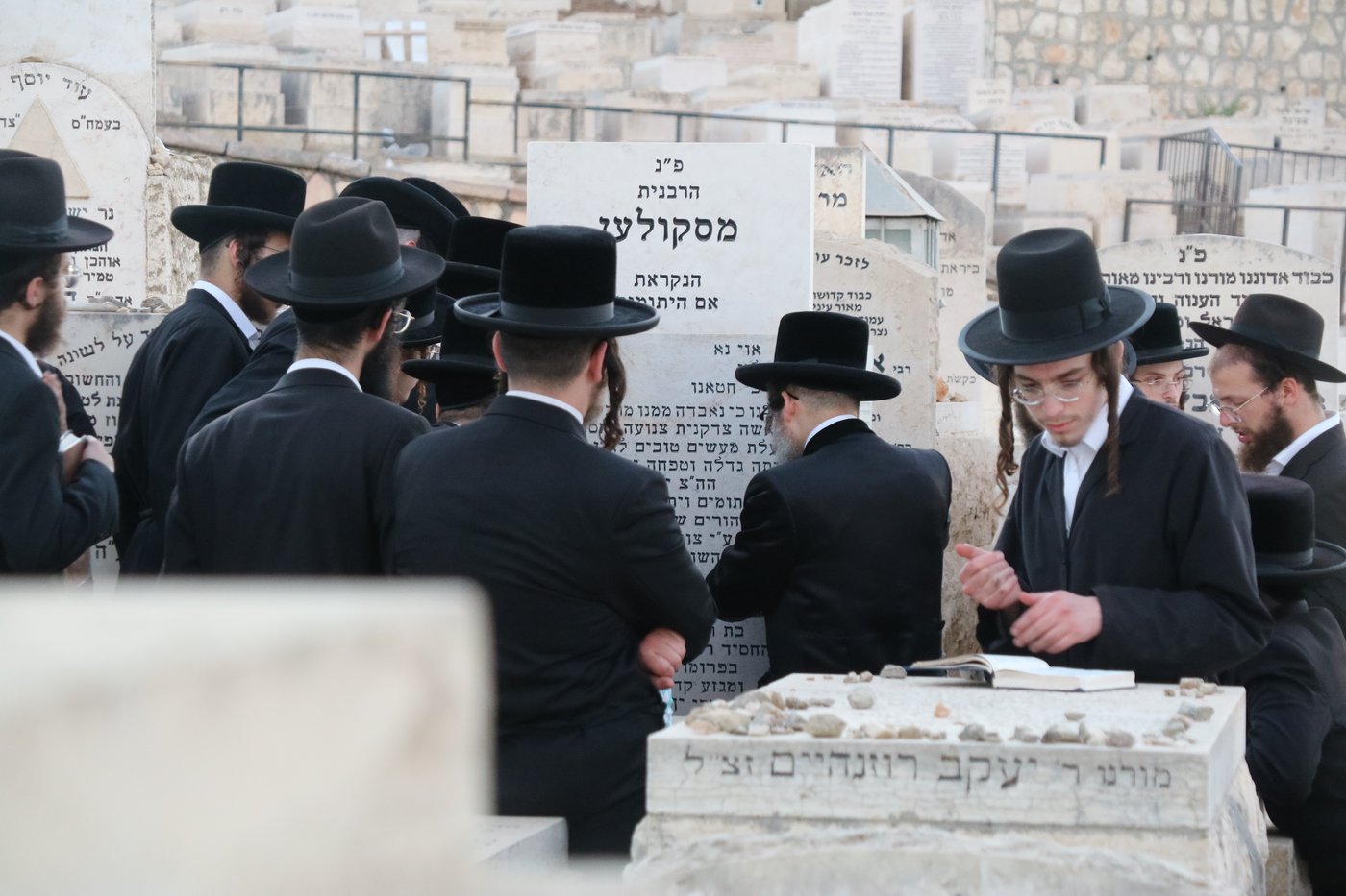 האדמו"ר מסקולען לייקווד בביקור בארה"ק