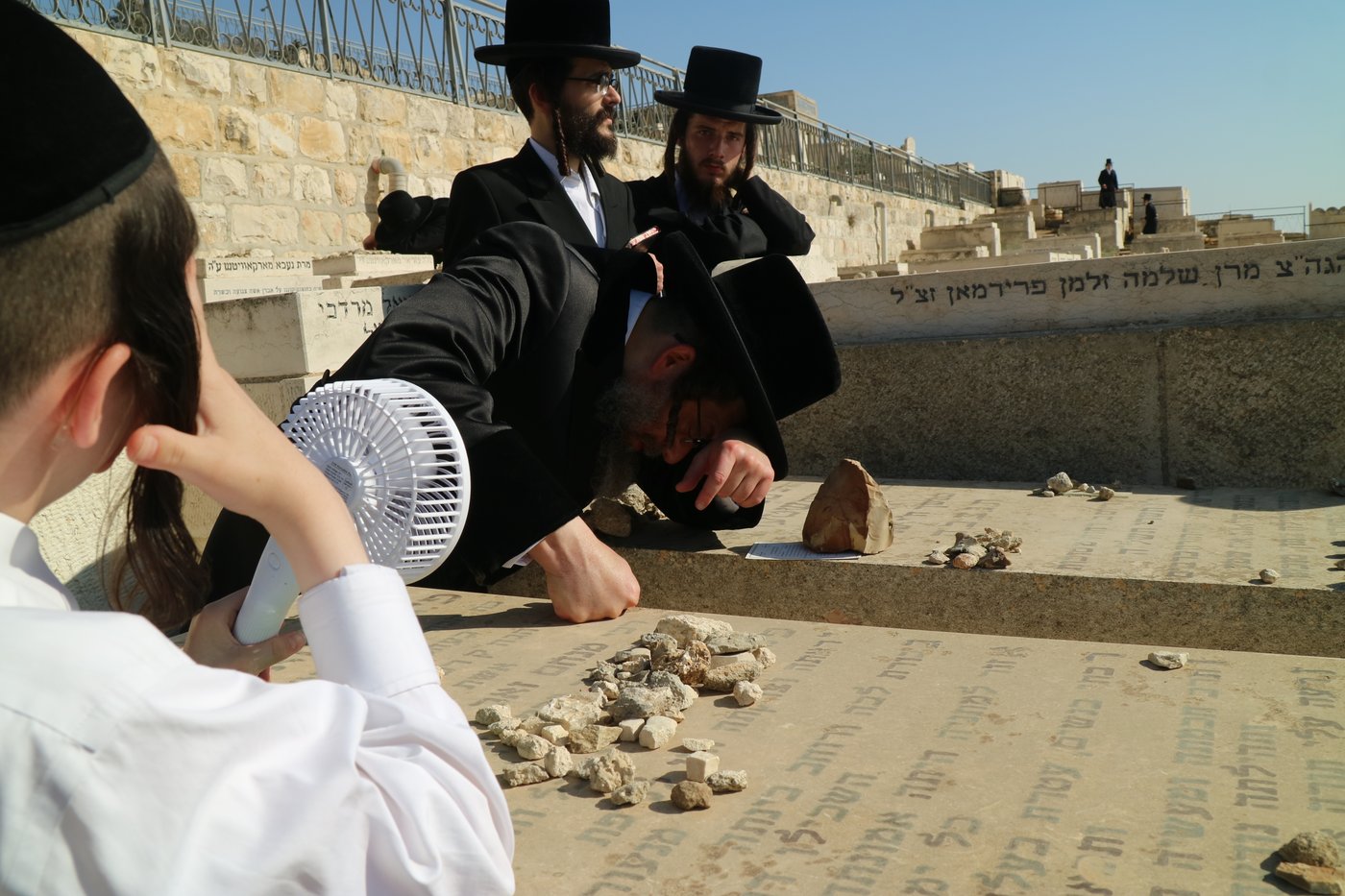 האדמו"ר מסקולען לייקווד בביקור בארה"ק