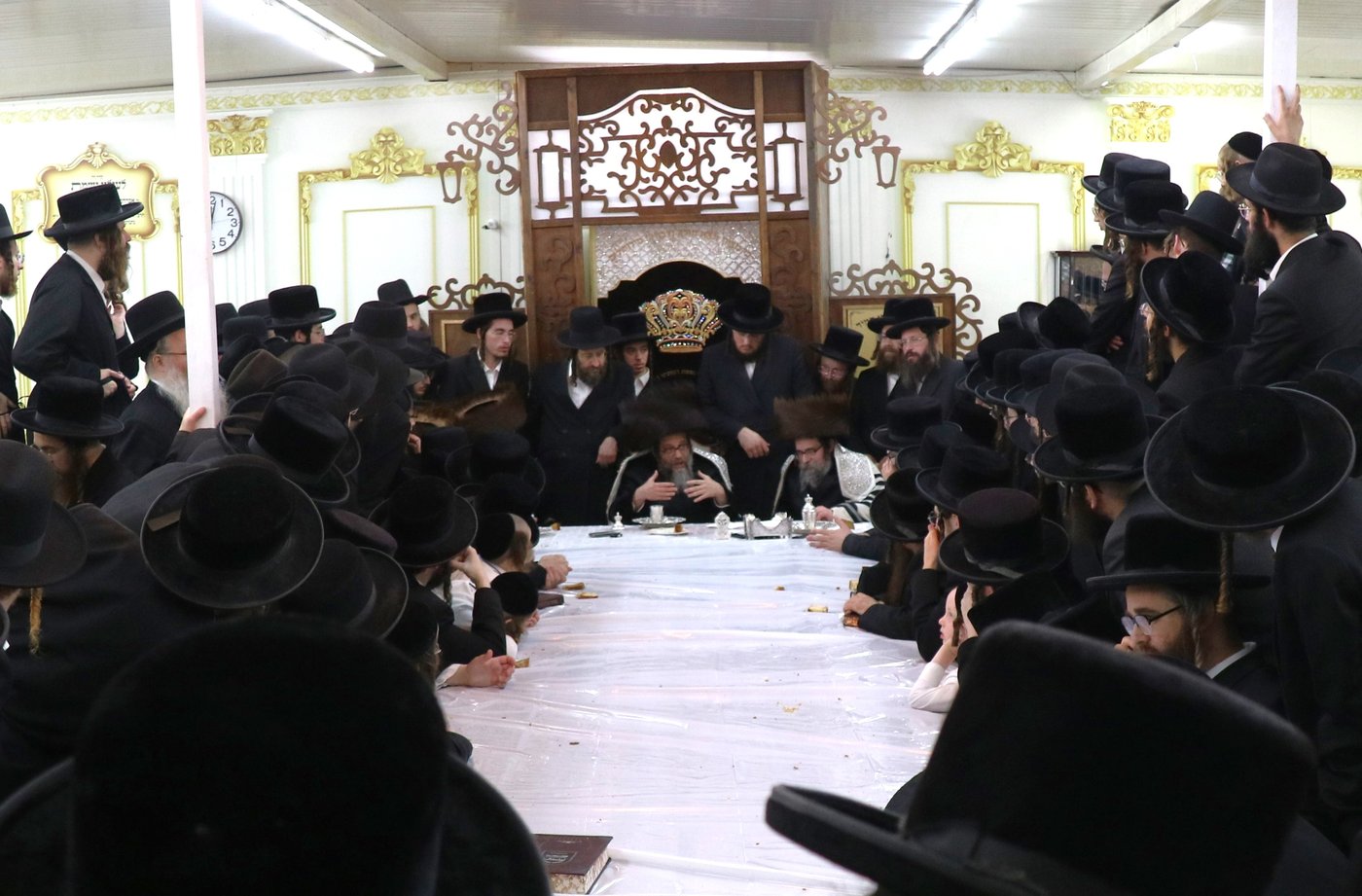 האדמו"ר מסקולען לייקווד בביקור בארה"ק
