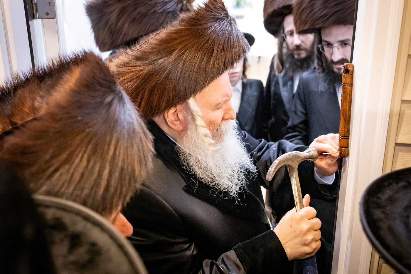 האדמו"ר מבאבוב שב"ק במחנה מתיבתא עץ חיים
