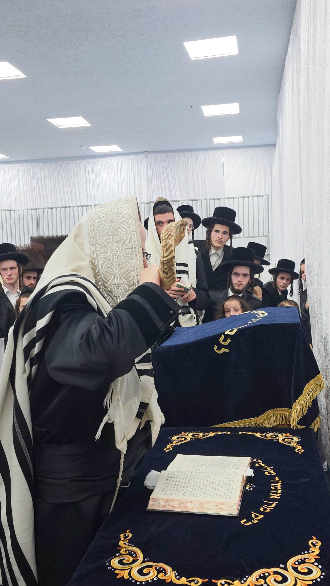 האדמו"ר מצאנז קלויזנבורג שבת בצפת