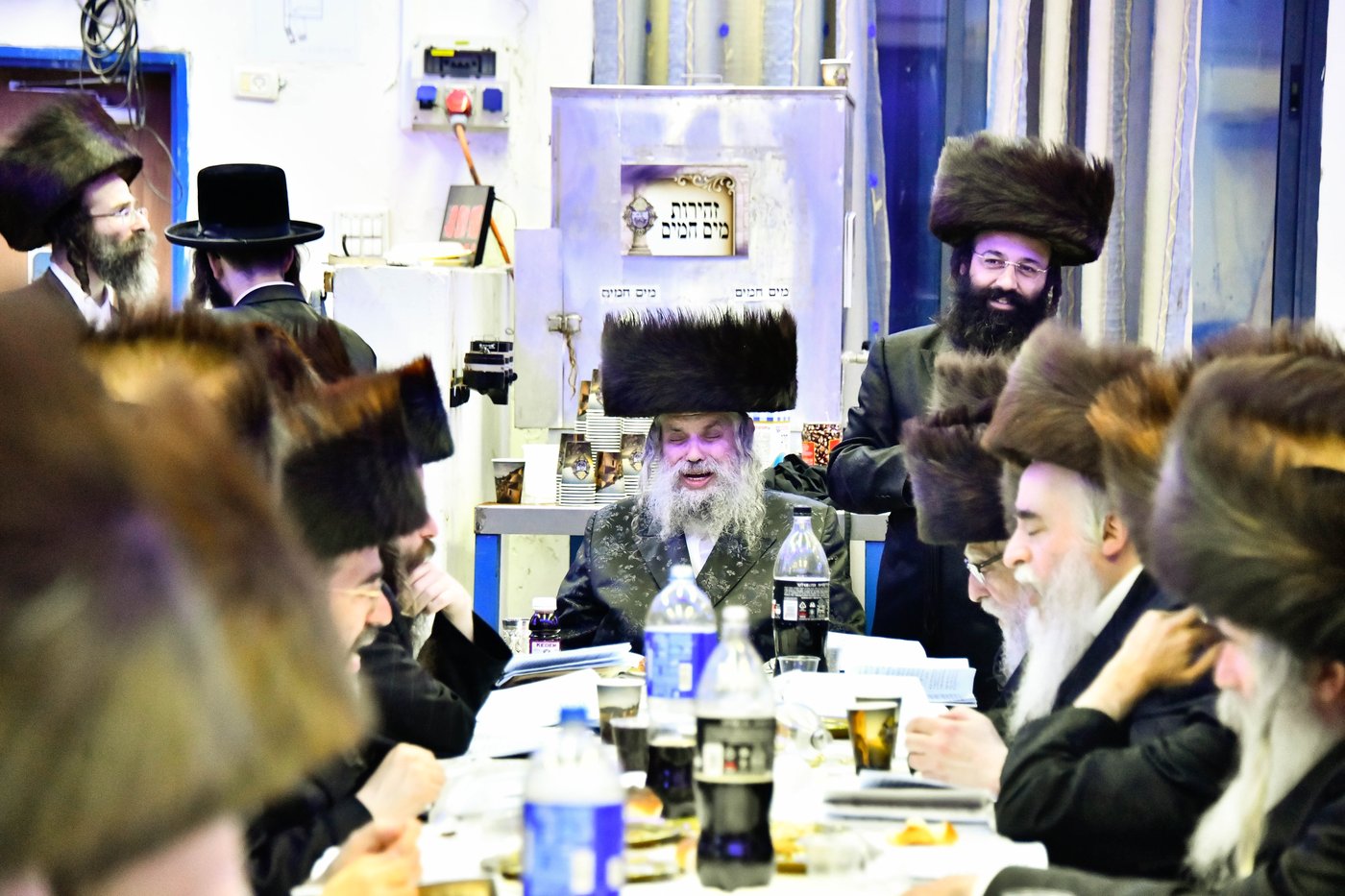 האדמו"ר מצאנז קלויזנבורג שבת בצפת